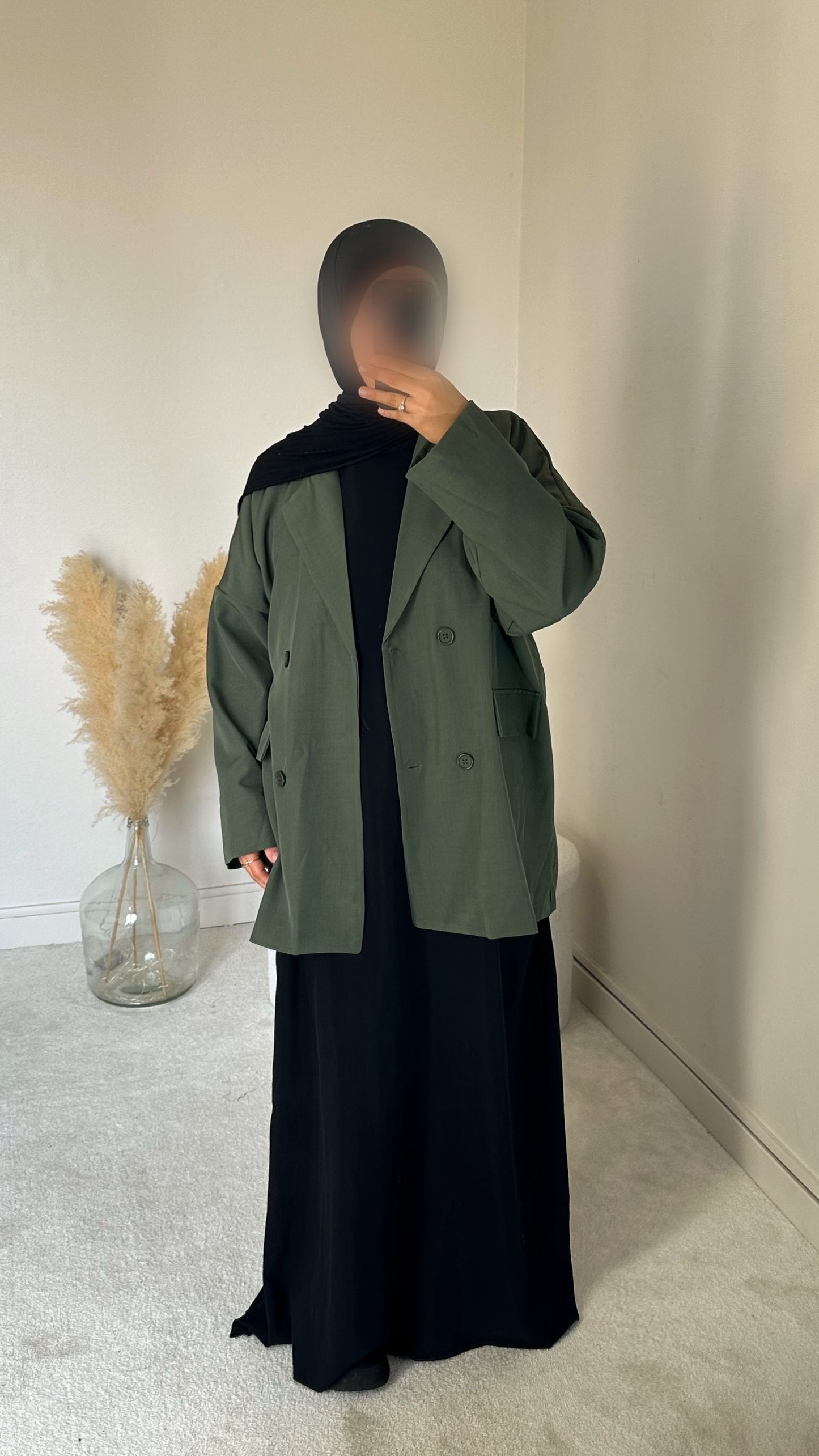 Blazer oversize kaki