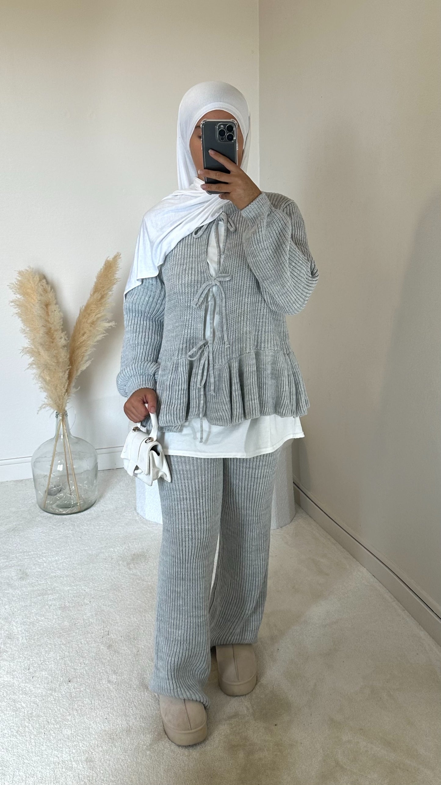 Ensemble Zélia gris
