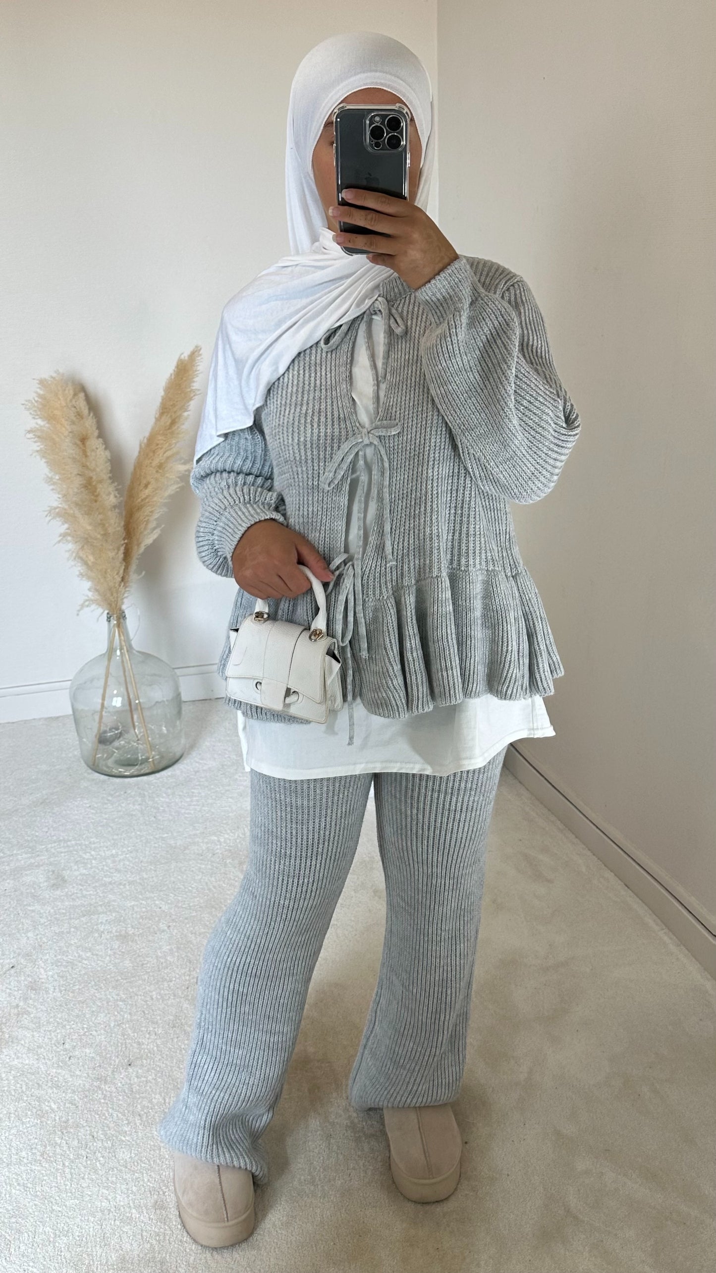 Ensemble Zélia gris