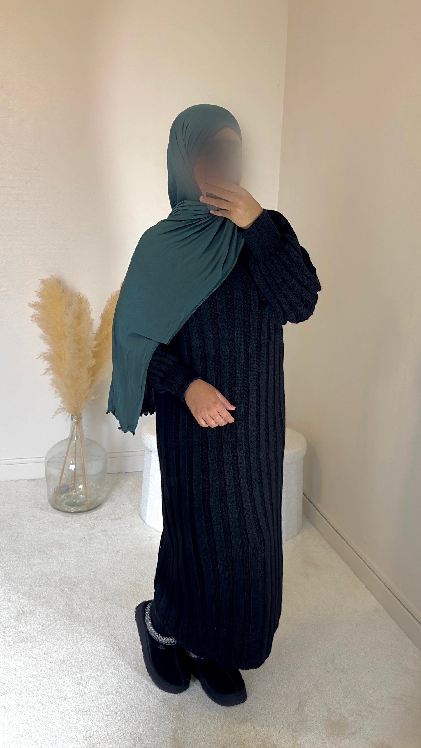 Robe pull noir