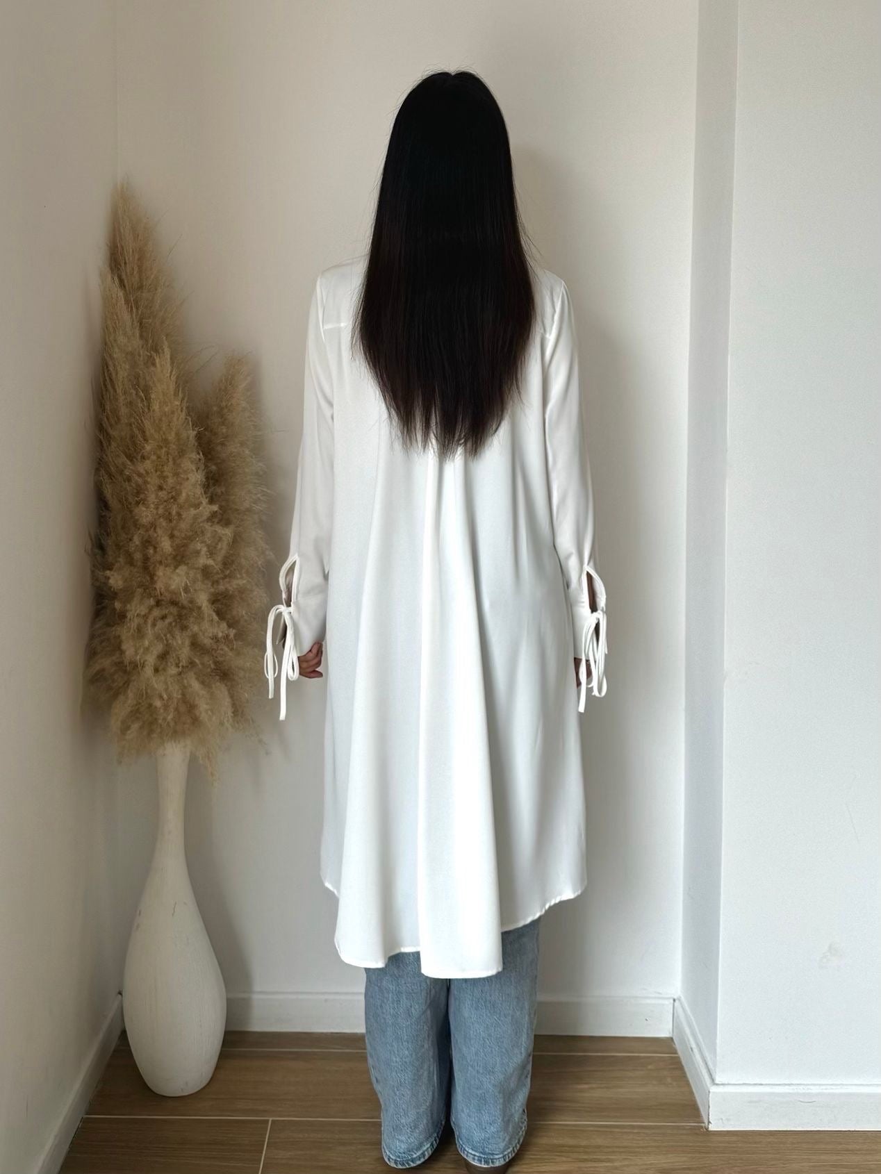 Chemisier long blanc
