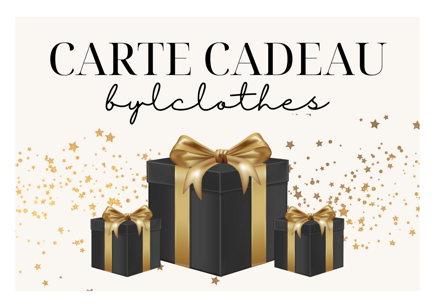 Carte-cadeau bylclothes