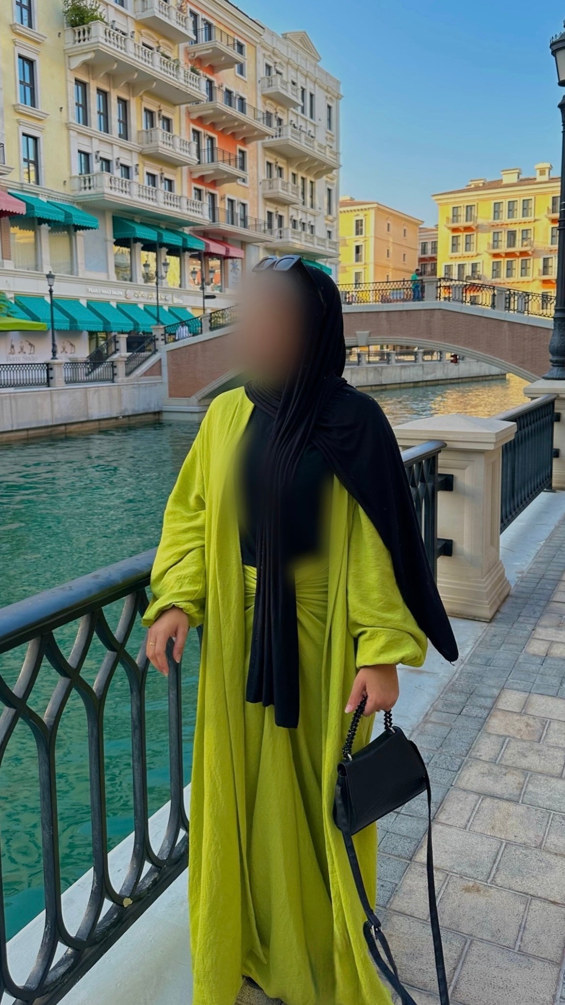 Ensemble jupe + kimono jaune