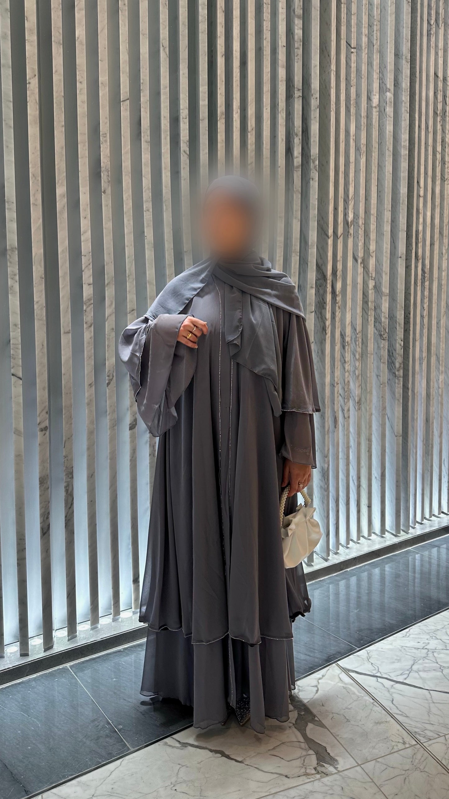 Abaya Dubaï Farasha [grise]