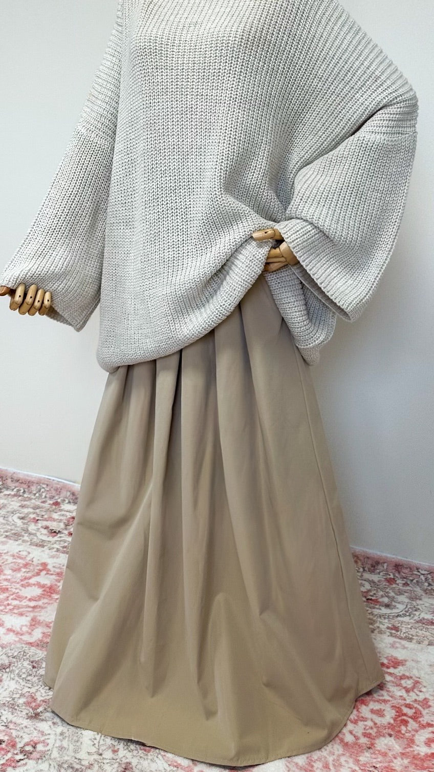 Jupe basique [beige]