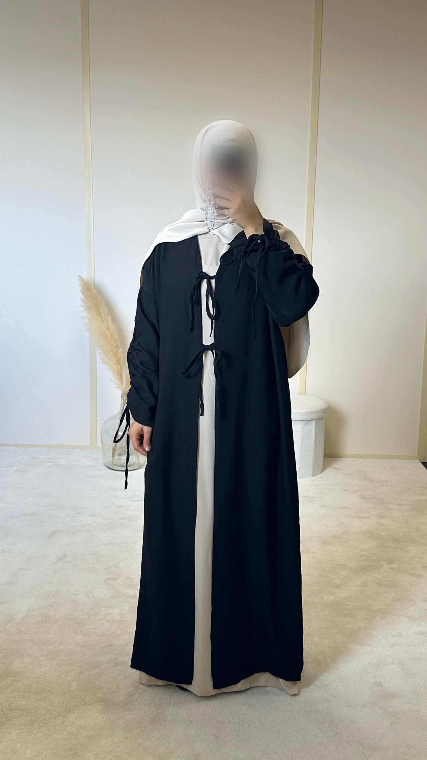 Gilet noué noir