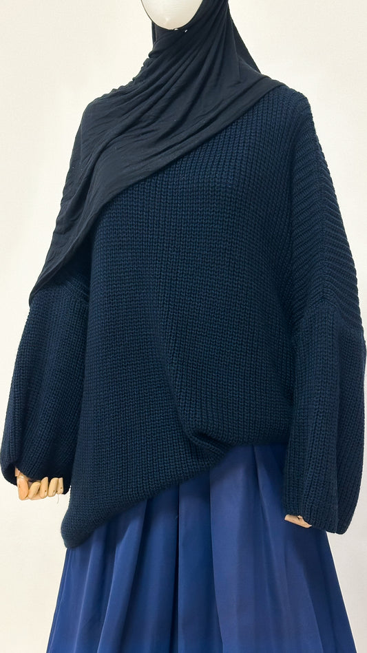 Pull ample [bleu marine]