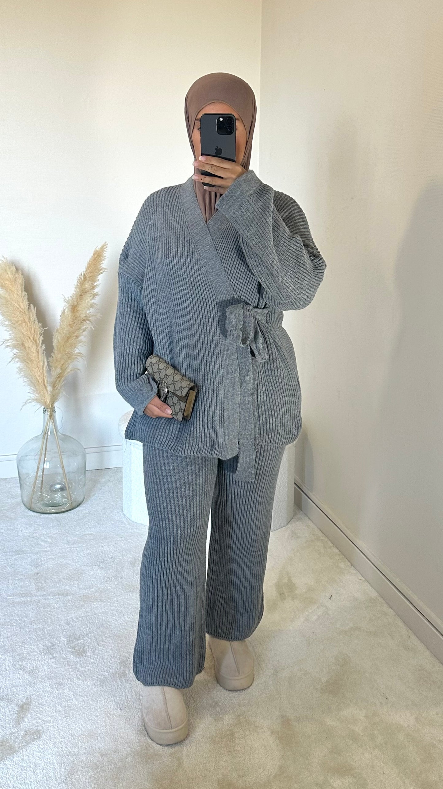 Ensemble en maille [ gris ]