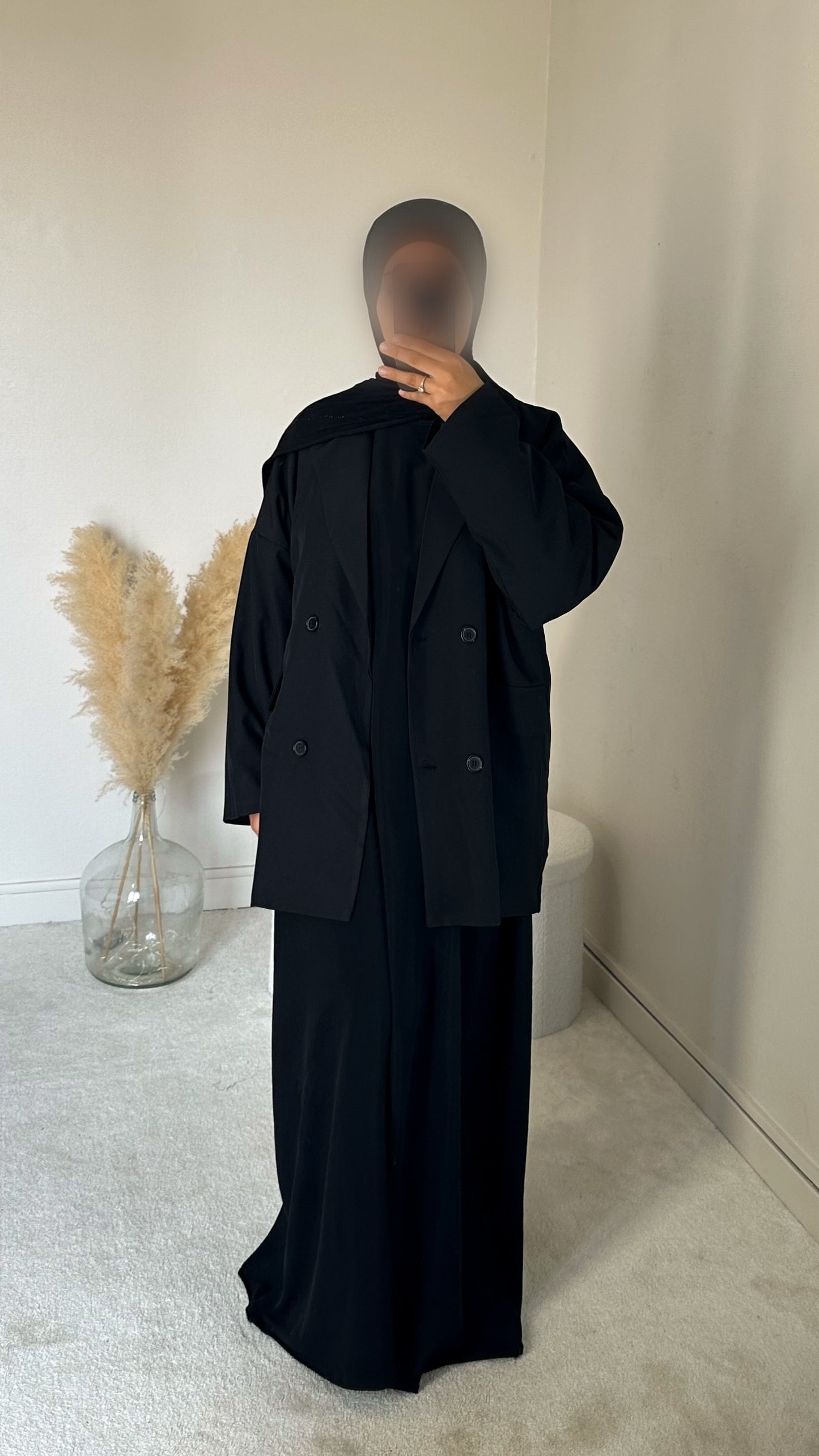 Blazer oversize noir