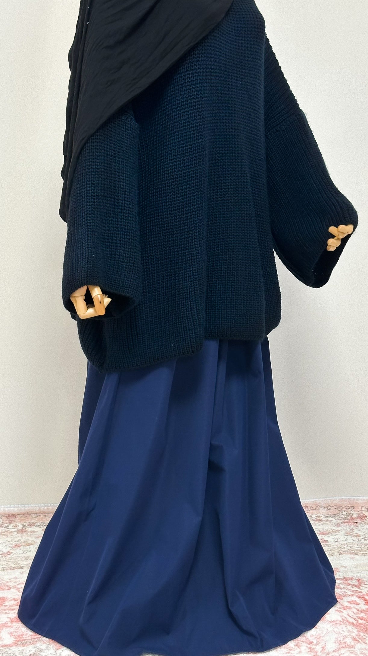 Pull ample [bleu marine]