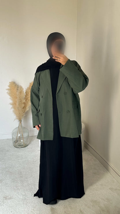 Blazer oversize kaki
