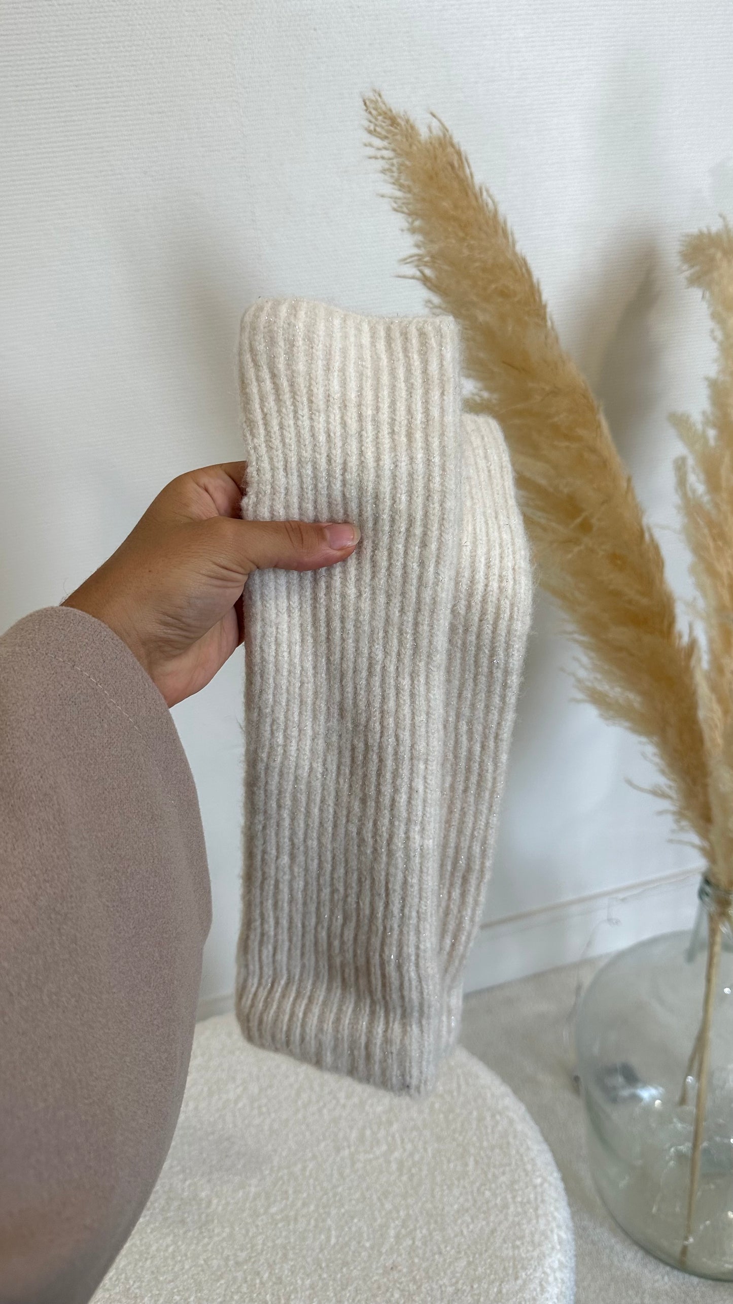 Mitaines beige