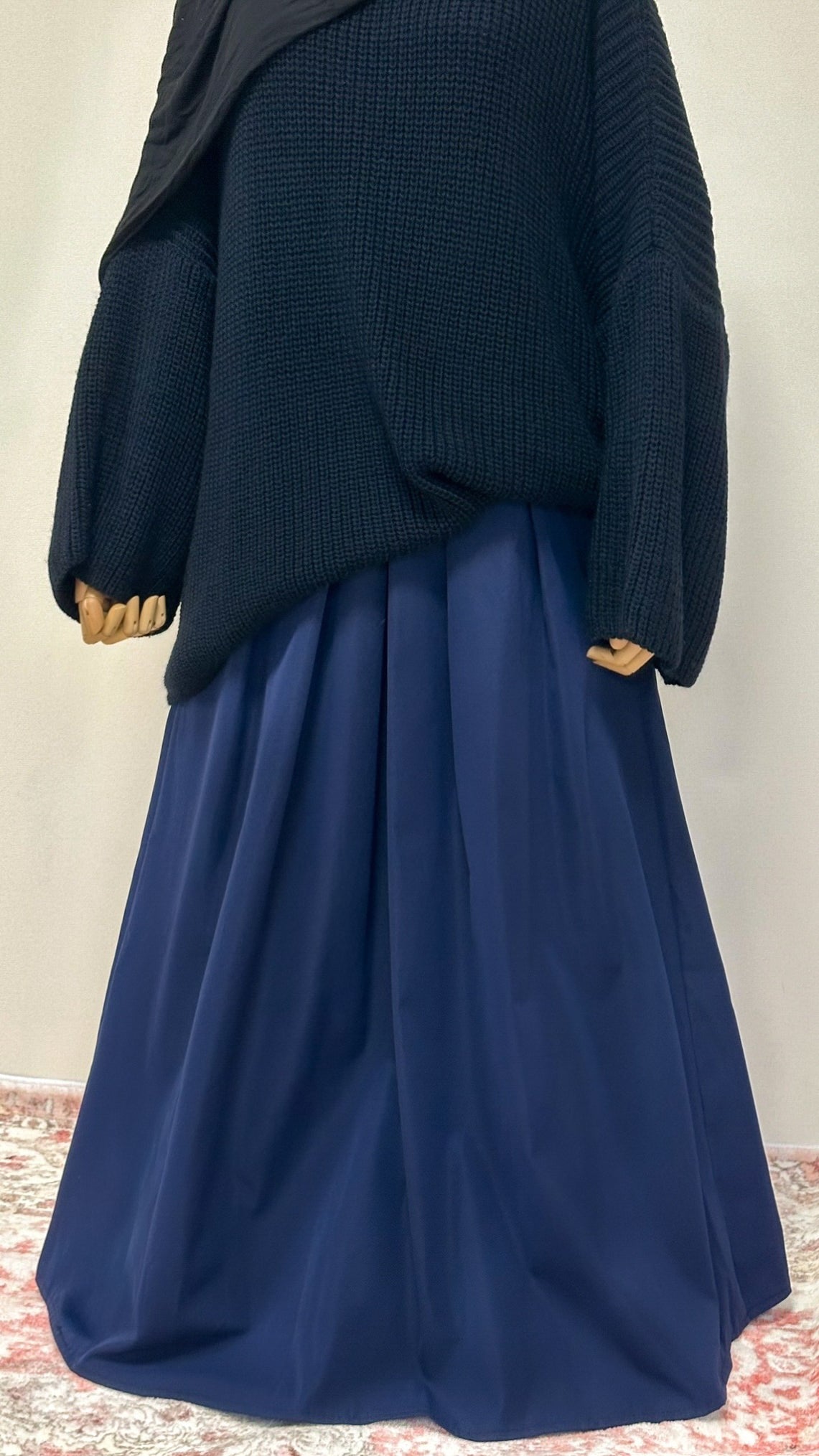 Jupe basique [bleu marine]