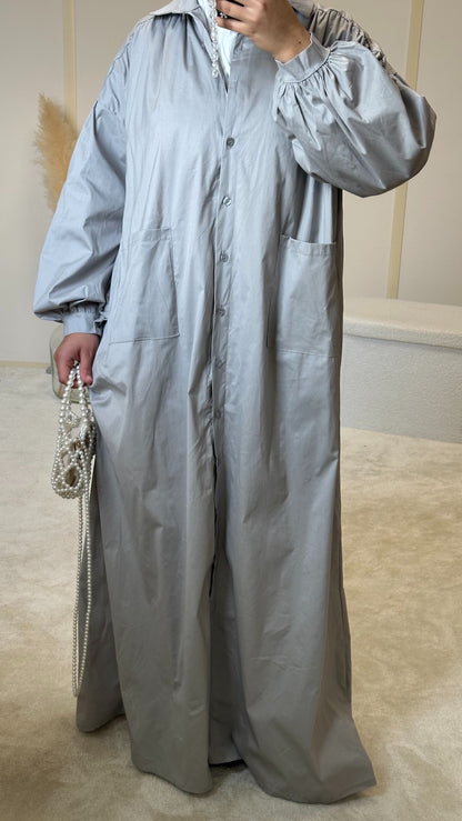 Robe chemise [gris]