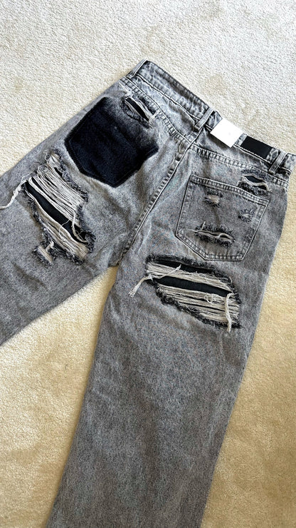 Jean destroy gris