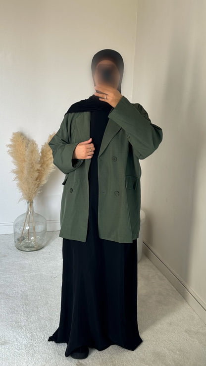 Blazer oversize kaki