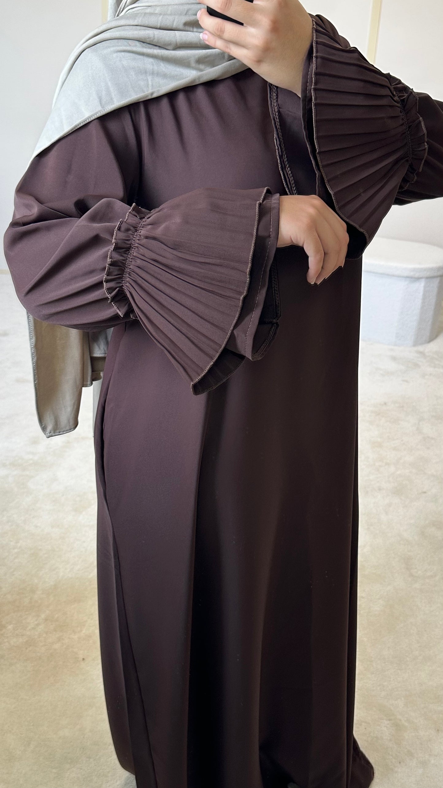 Abaya majesté [marron]
