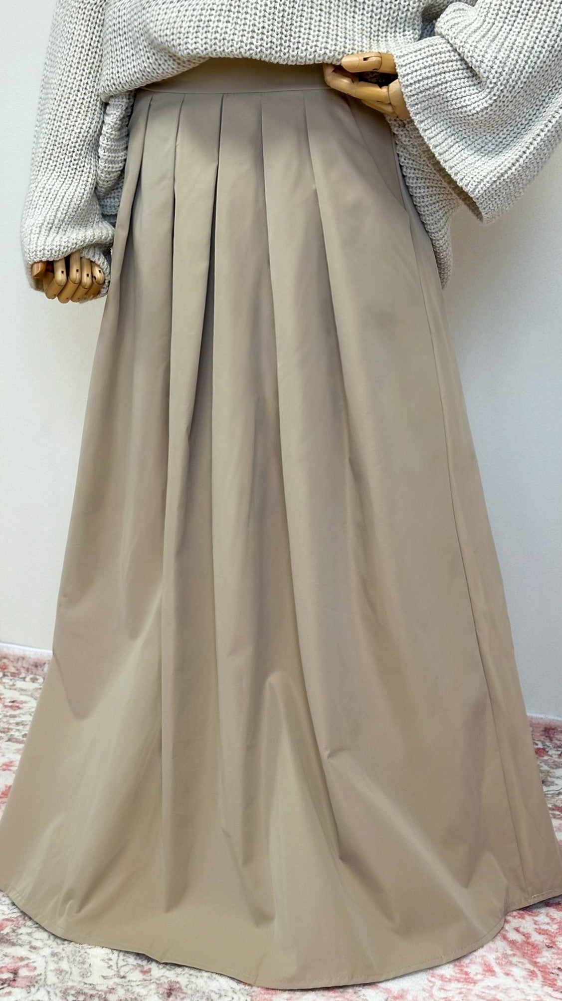 Jupe basique [beige]