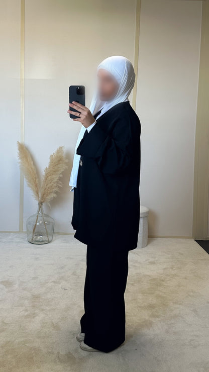 Ensemble à bouton noir