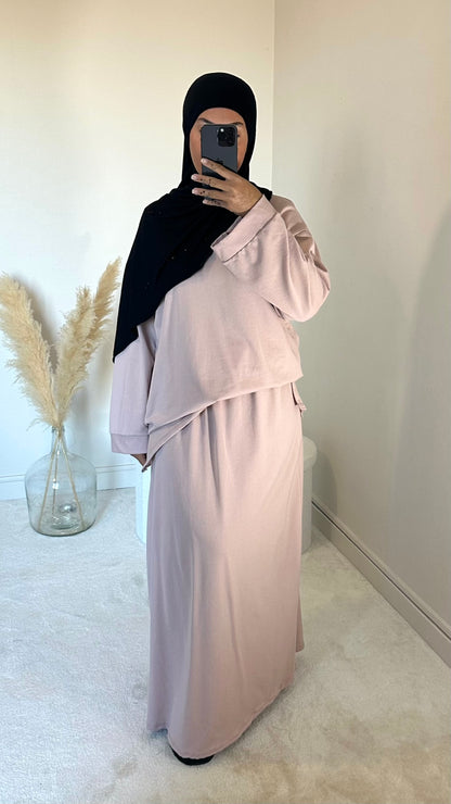 Ensemble jupe rose confort