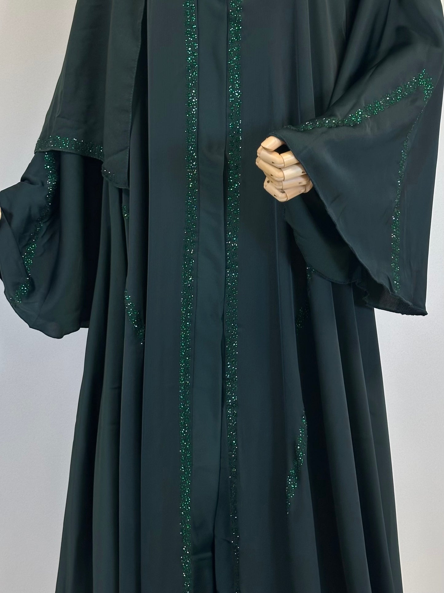 Abaya Dubaï Layali [vert foncé]