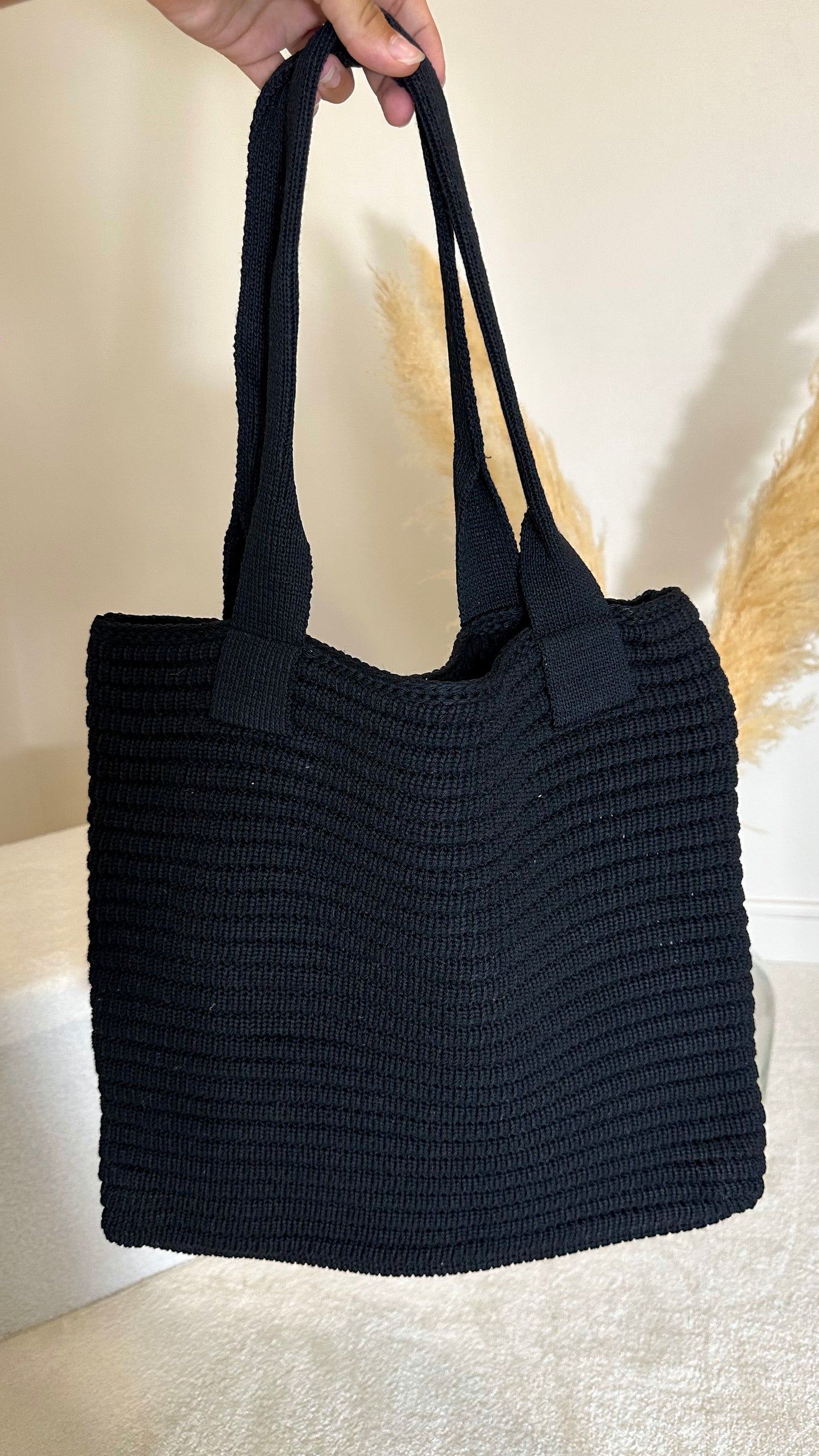 Sac en maille noir