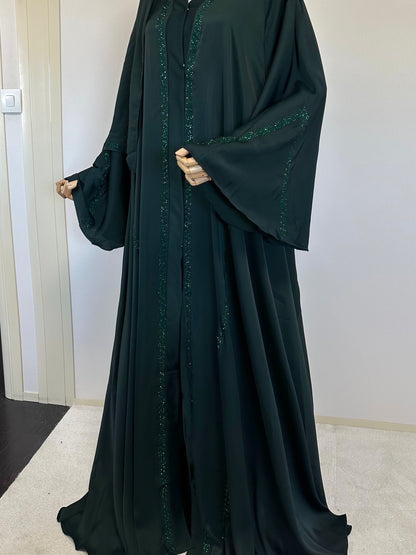 Abaya Dubaï Layali [vert foncé]