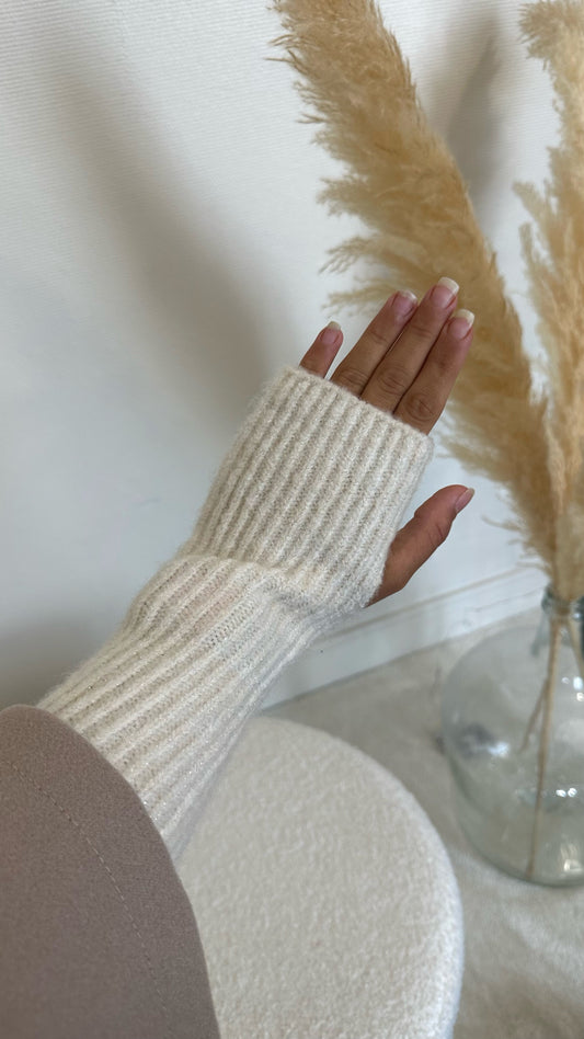 Mitaines beige