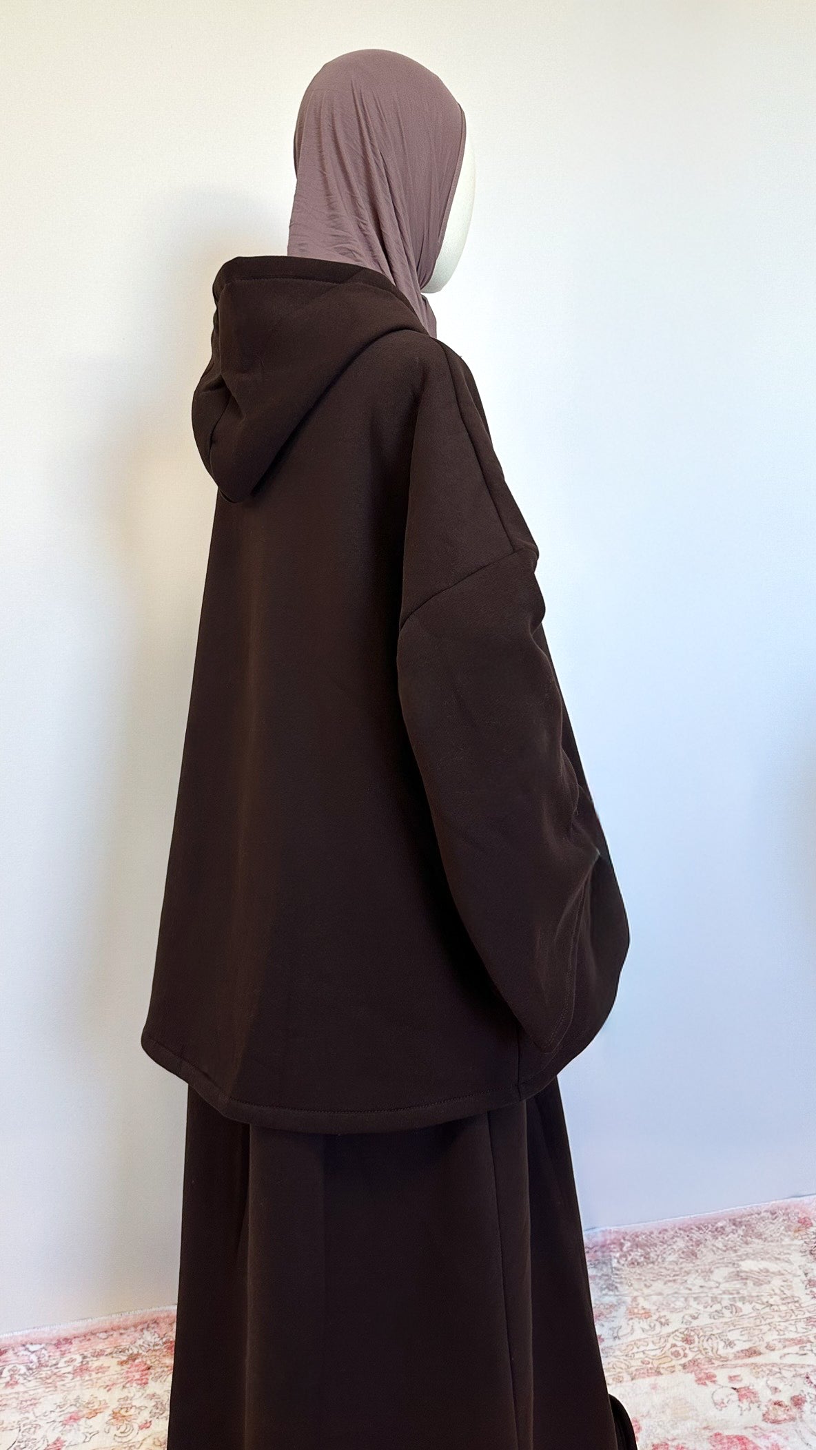 Ensemble comfy marron